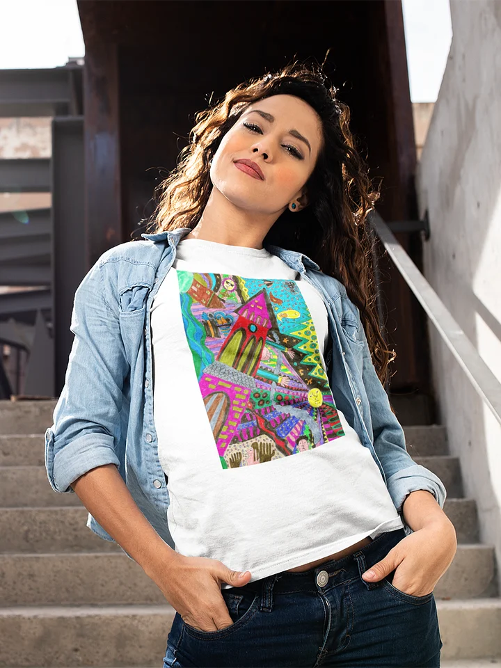 Abstract Tower Moment Unisex Tee product image (2)