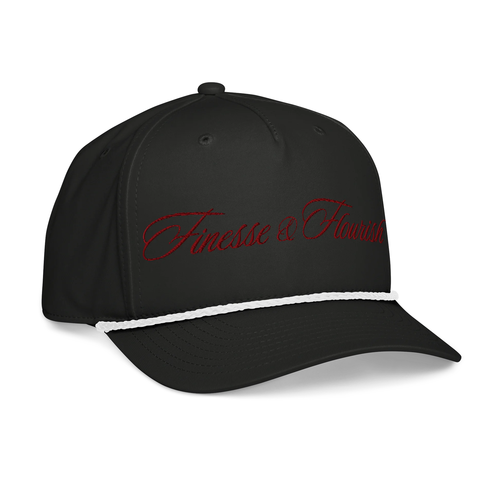 F&F Script Five-Panel Classic Rope Cap (MRN) product image (11)