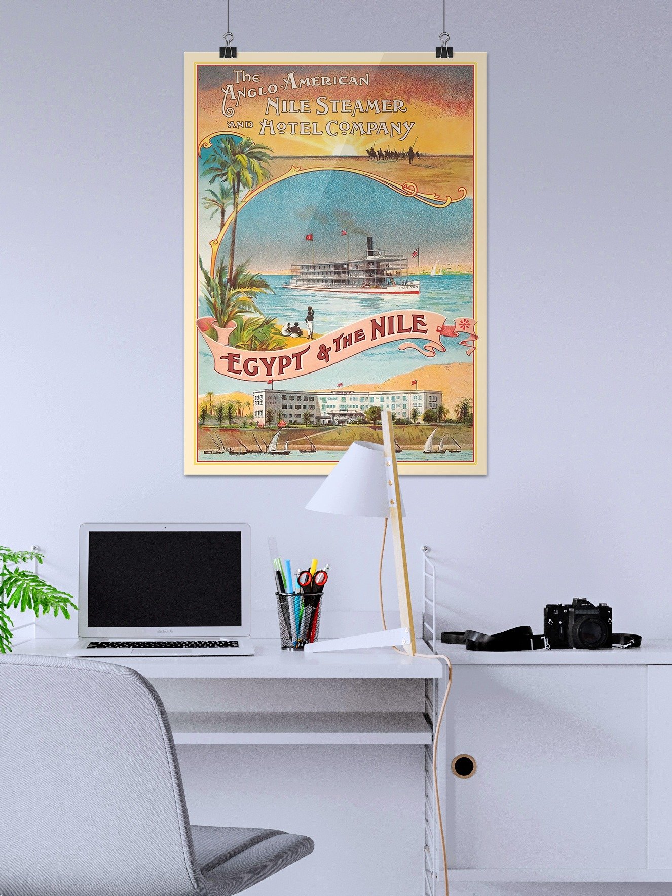 Egypt & The Nile, 1910s — retro vintage travel poster, retro travel art, retro travel wall art product image (2)