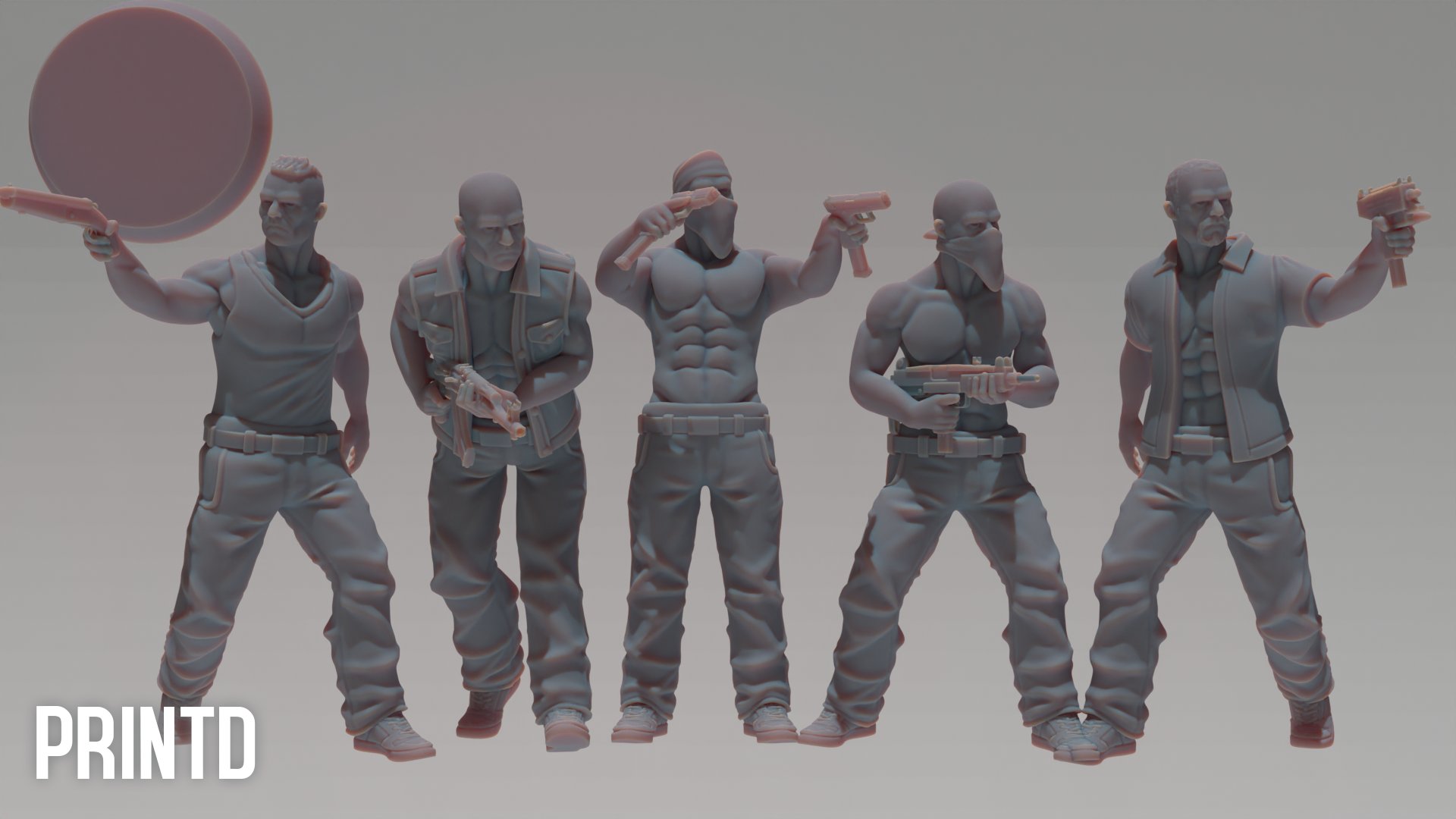 Street Gang Models - Modern Warfare Wargame Resin Models Zona Alpha product image (2)