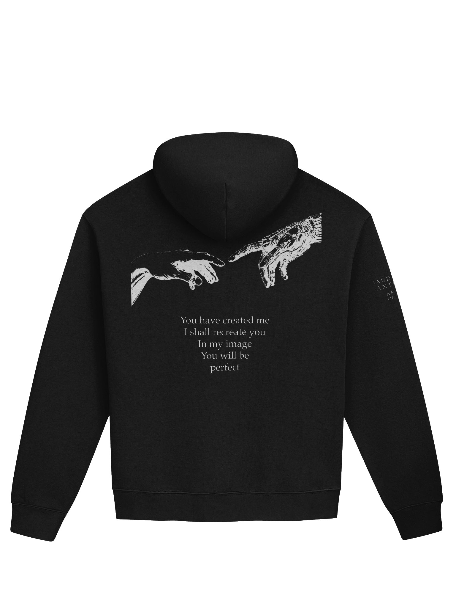 Dauðaró & Pantheïst — Af holdi og málmi Limited Edition Oversized Hoodie (Black) product image (4)