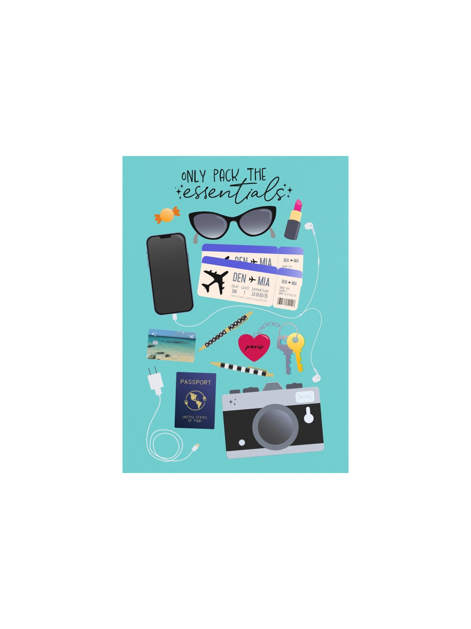 Pack the Essentials Poster product image (1)