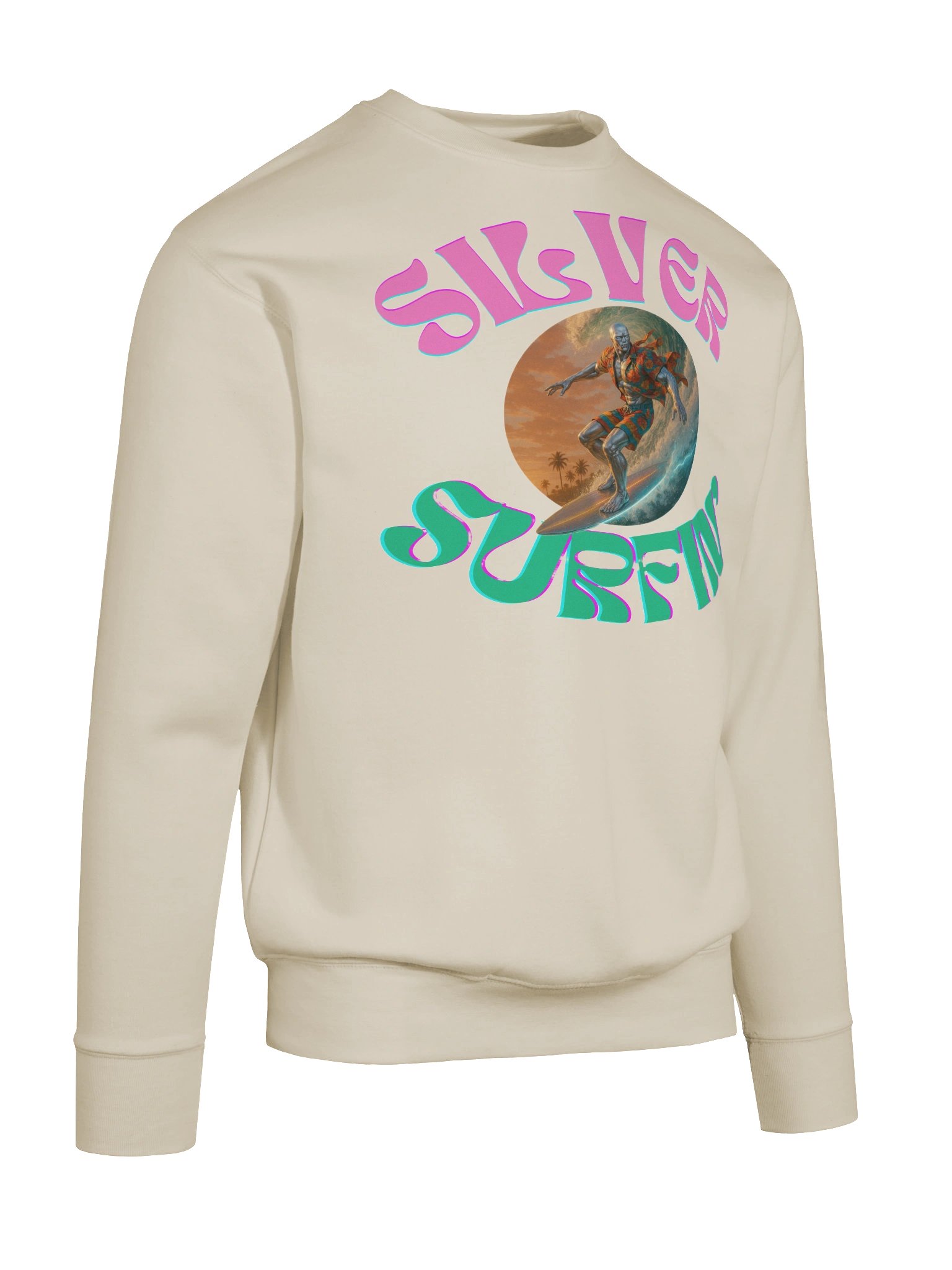 Retro Silver Surfin' Sweatshirt product image (10)