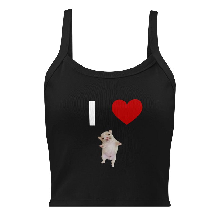 I HEART PIBBLE (tank top) - dark colors product image (1)