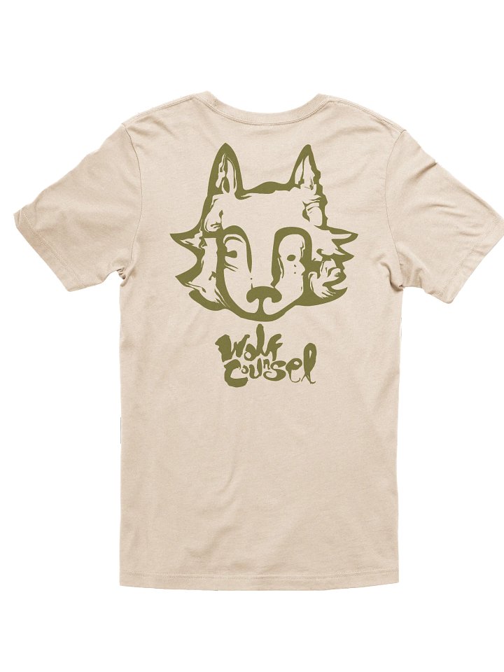 Wolf Counsel Bella+Canvas Supersoft T-Shirt (Back Patch) product image (2)