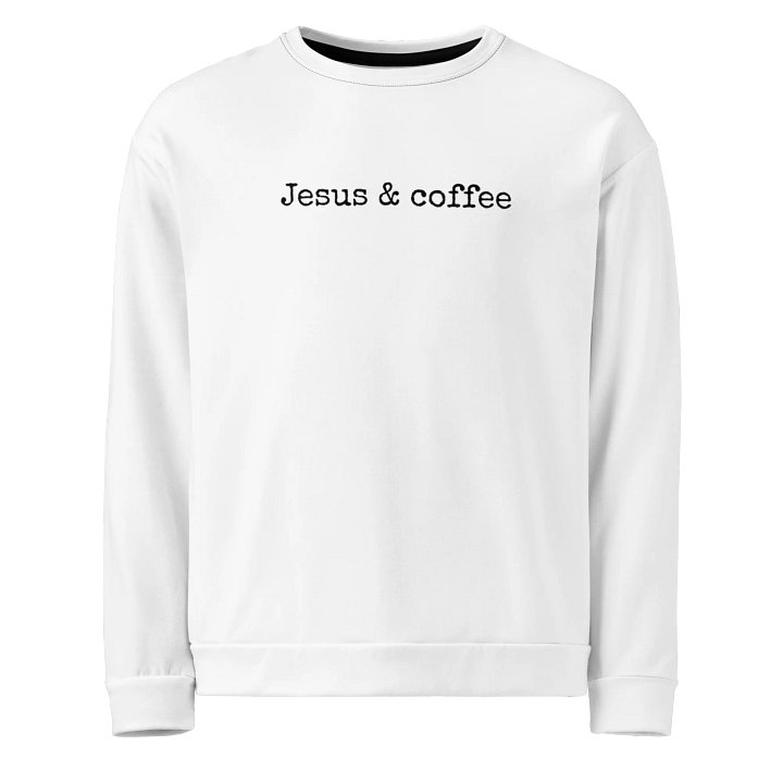 Jesus and Coffee Sweatshirt product image (1)