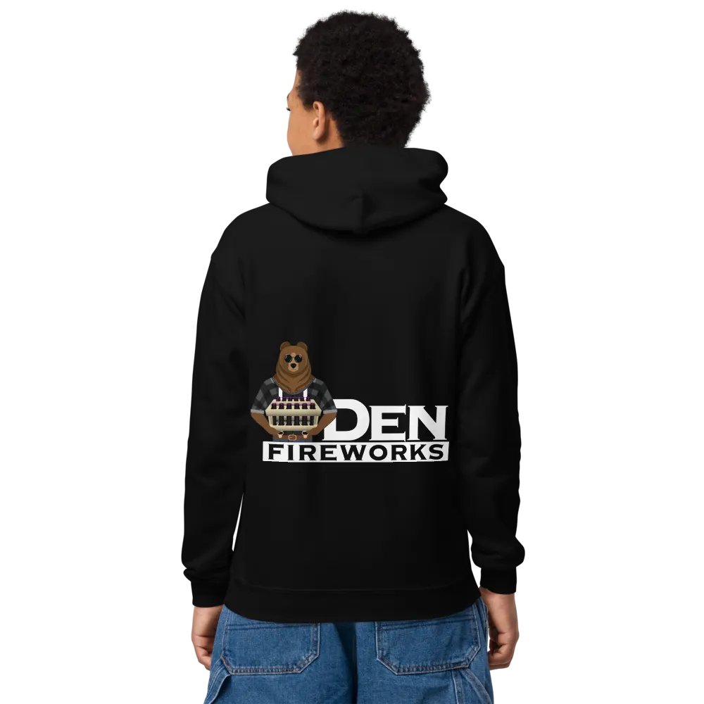 Get your kids into Pyro with a Den Fireworks pullover hoodie! product image (9)