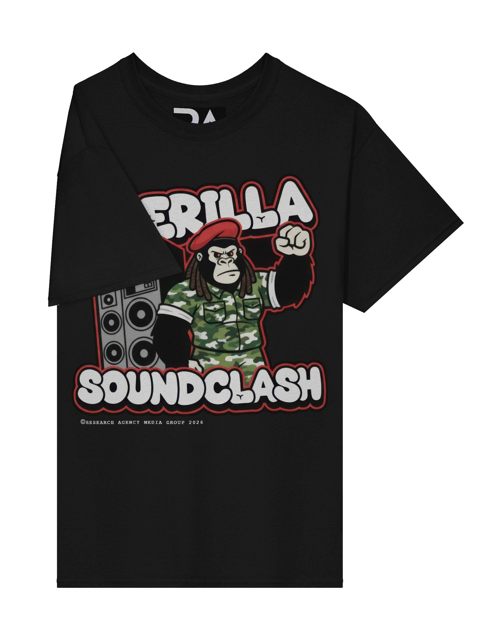 Guerilla Soundclash x Research Agency "PLUR Militants" T-Shirt product image (4)