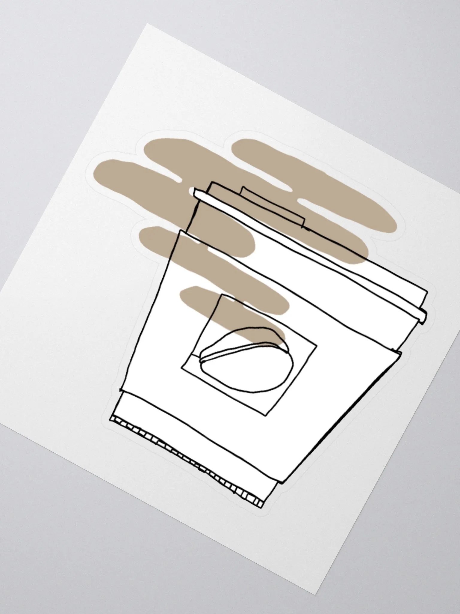 Coffee Drink Sticker Japandi product image (2)