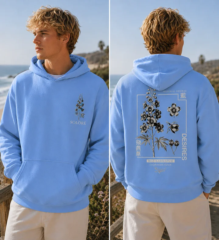 Shadow Botanicals - Larkspur Hoodie