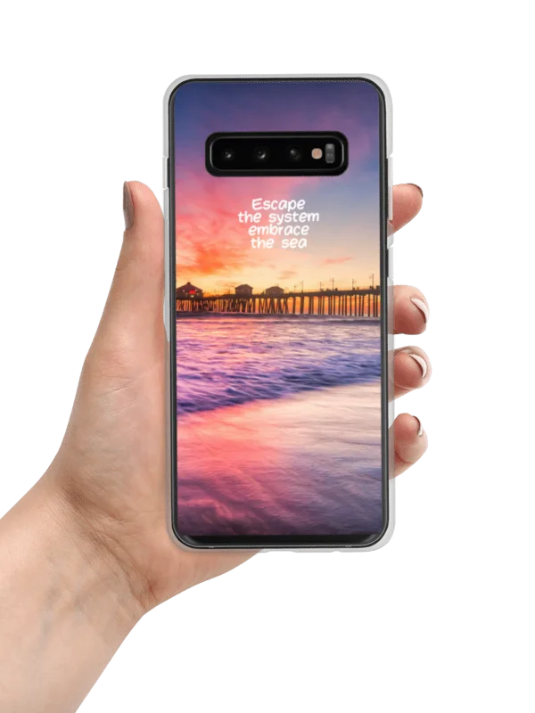 Sunset Serenity Clear Samsung® Case product image (7)