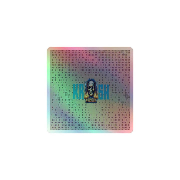 Krush Header Holographic Sticker ✨💥 product image (1)