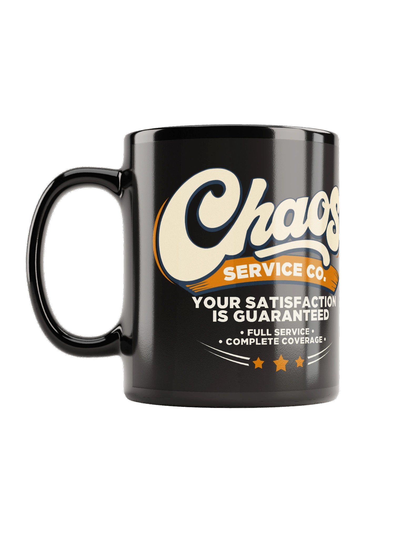 Chaos Service Co. Black Mug product image (1)