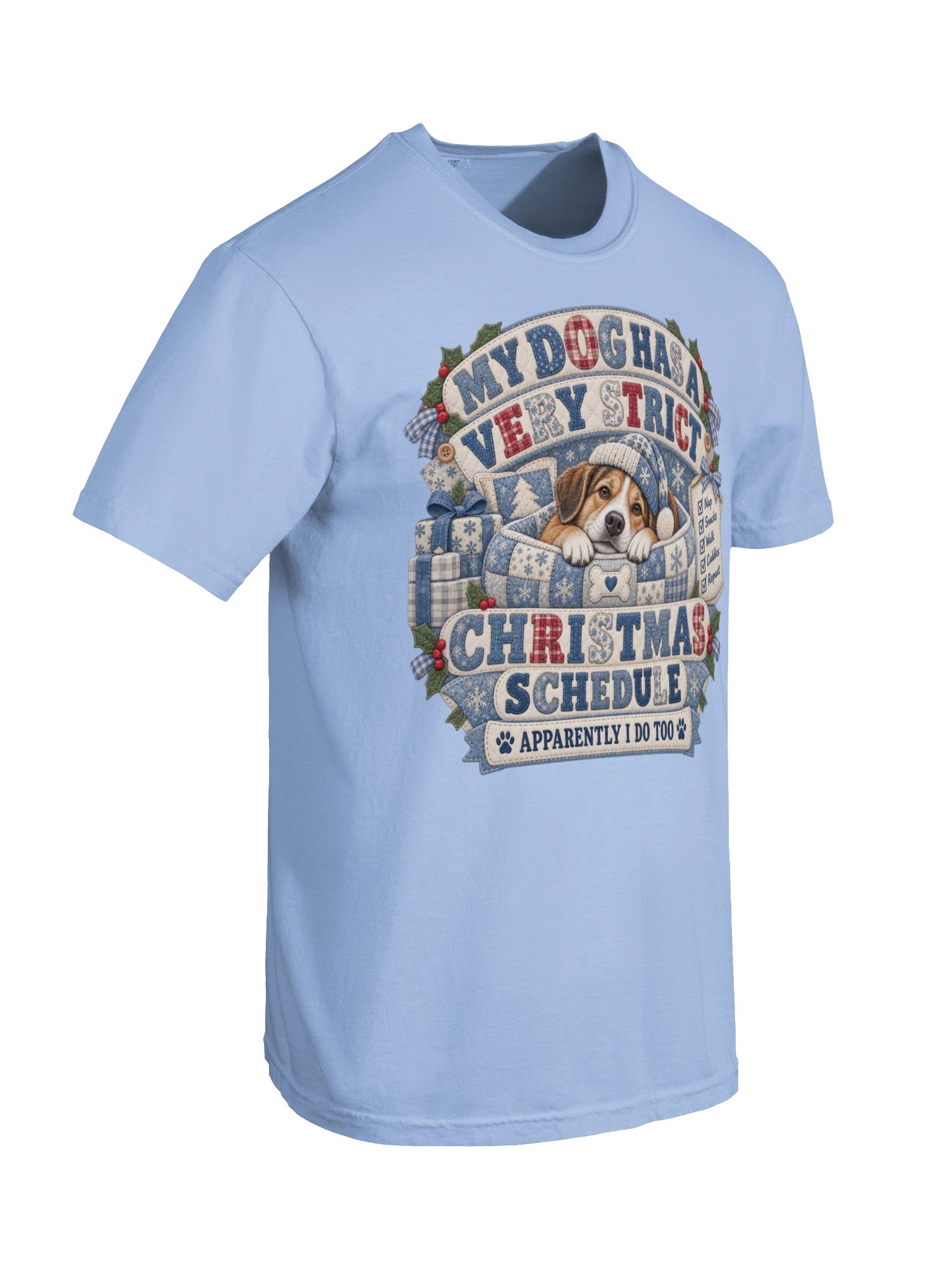 Christmas Dog Mom T-Shirt – Funny Holiday Shirt for Dog Lovers product image (6)