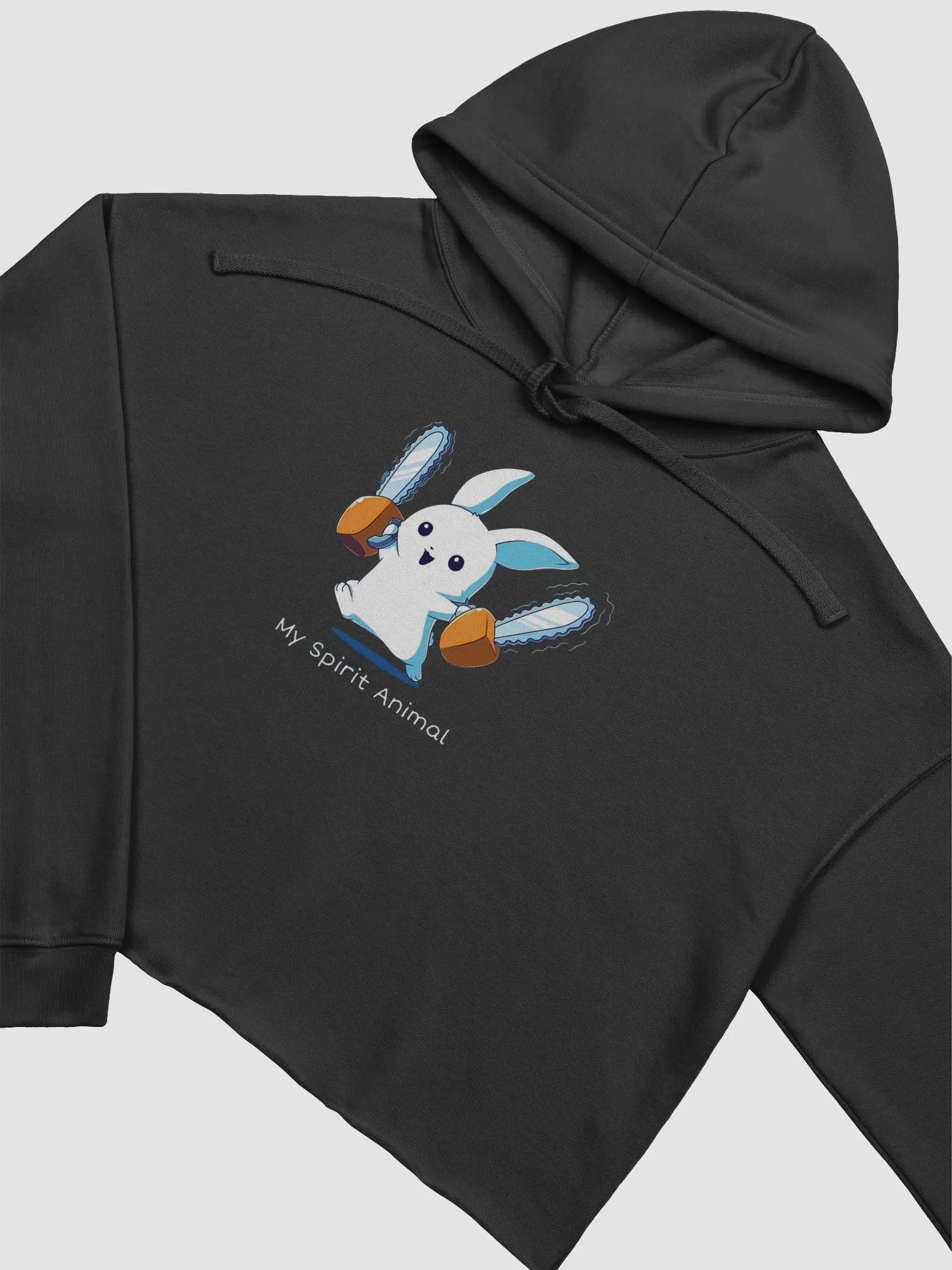 Chainsaw Bunny Crop Hoodie product image (10)