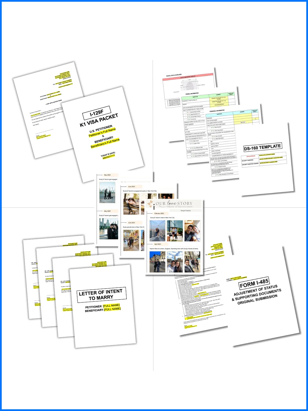 K1 VISA PACKET ULTIMATE BUNDLE product image (1)