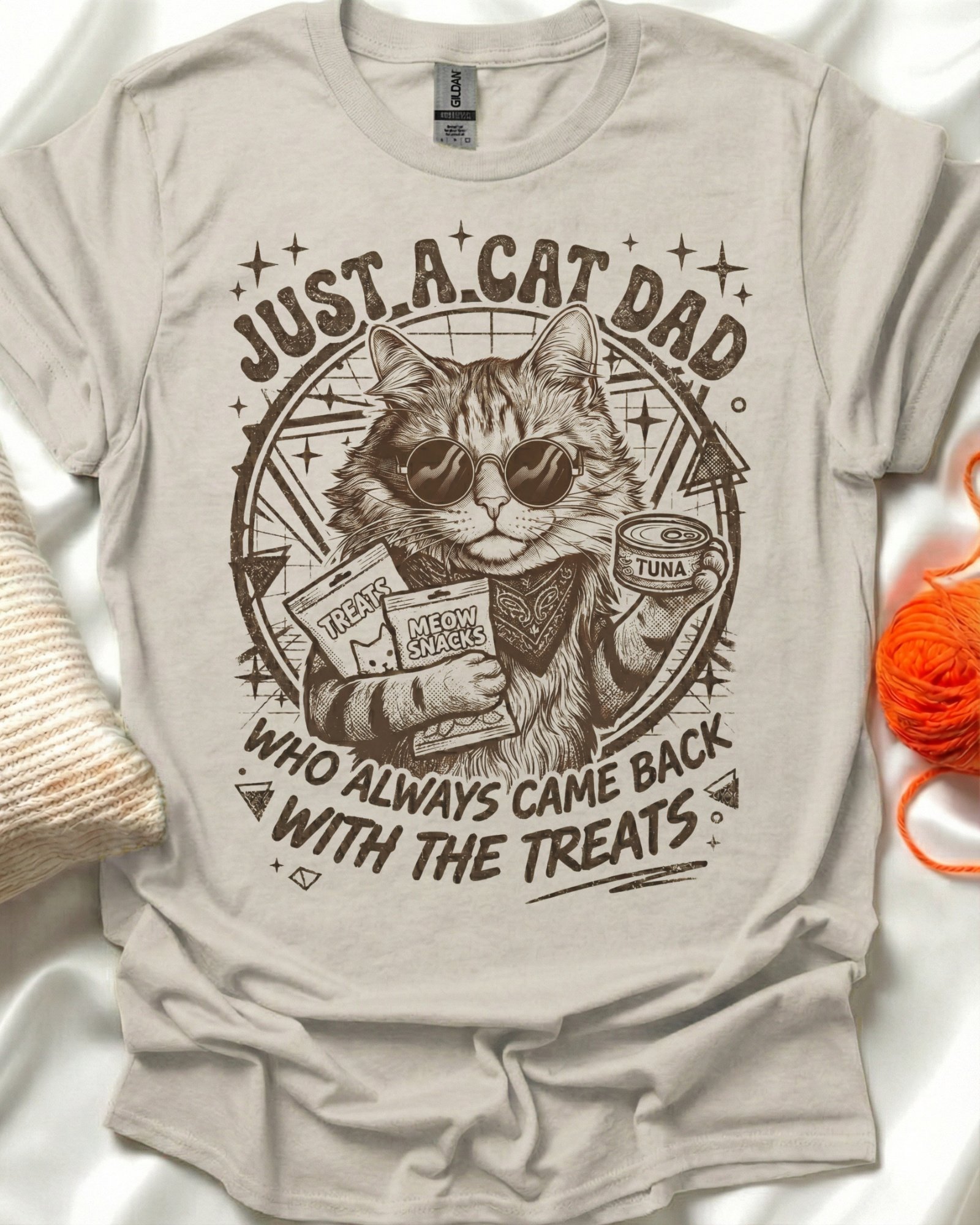Cat Dad Treats T-Shirt product image (1)