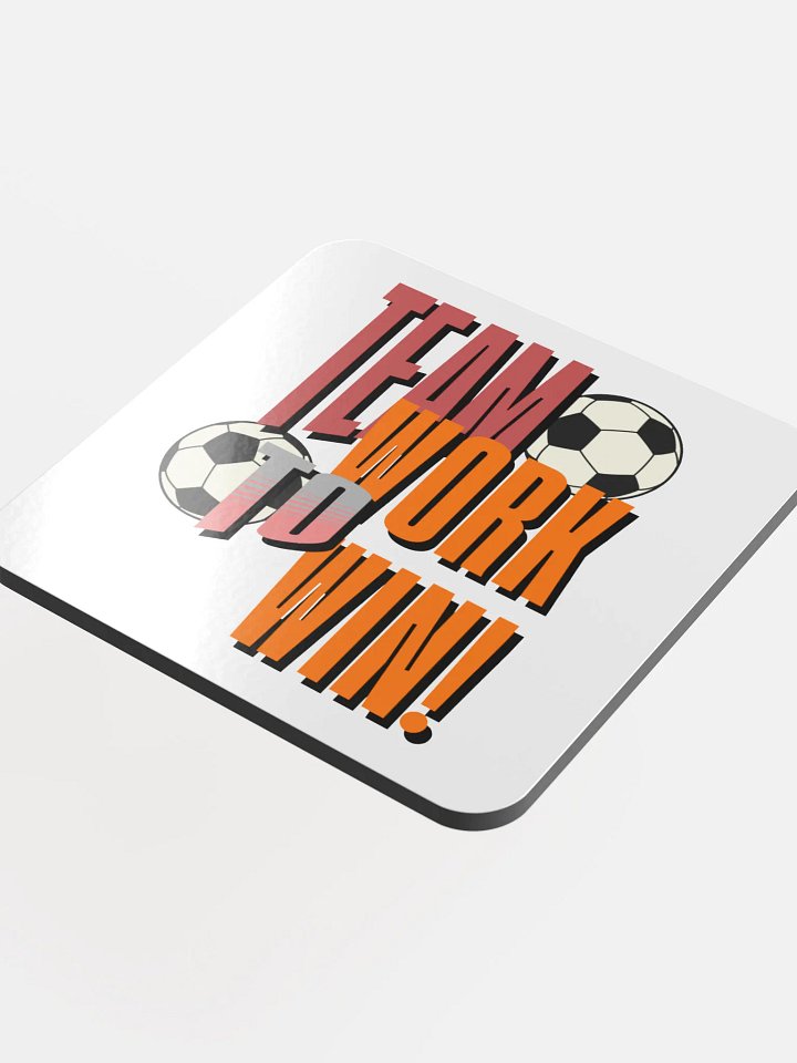 Team Work To Win! Soccer Cork Coaster Set product image (1)