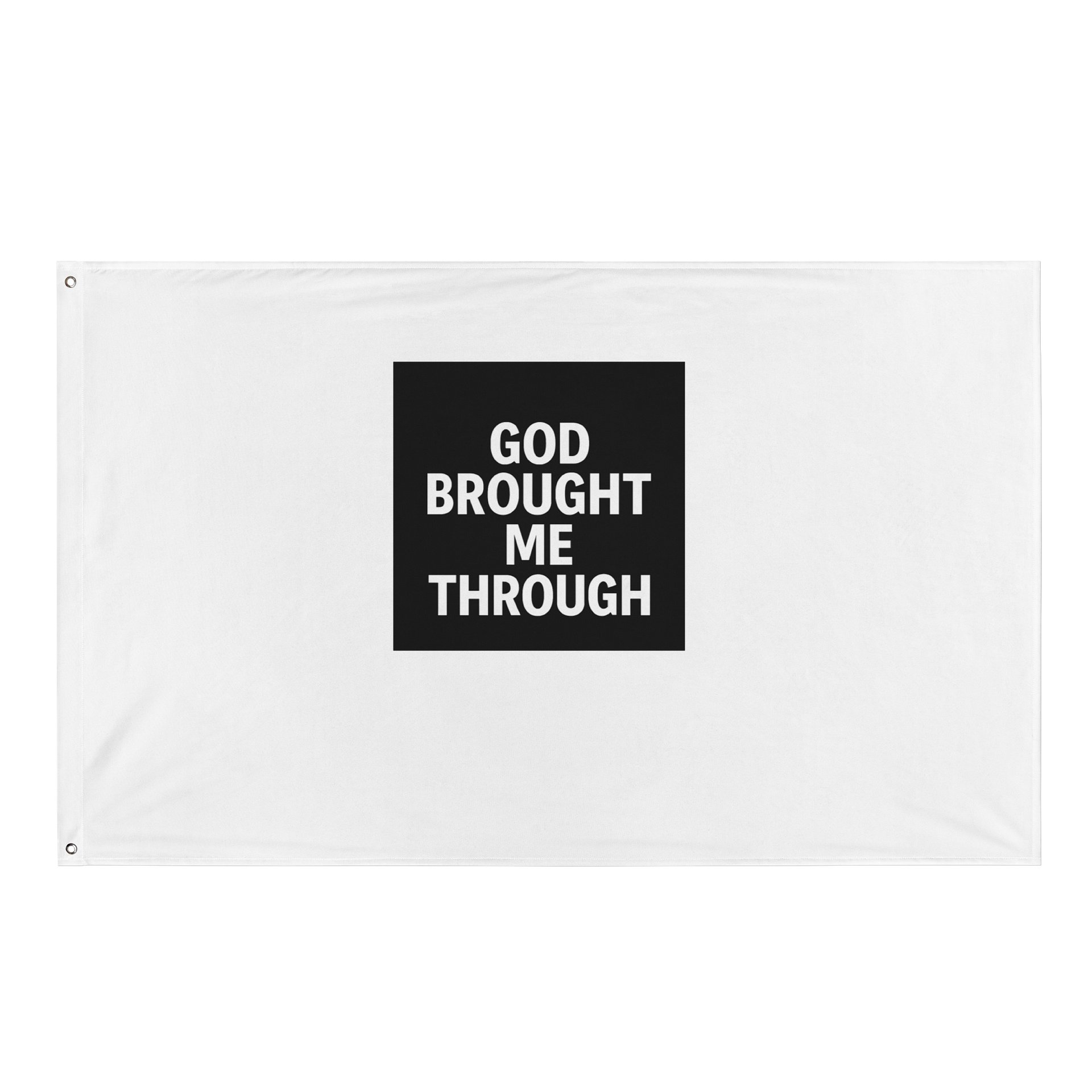 God Brought Me Through Flag – GBMT Wall Banner product image (1)