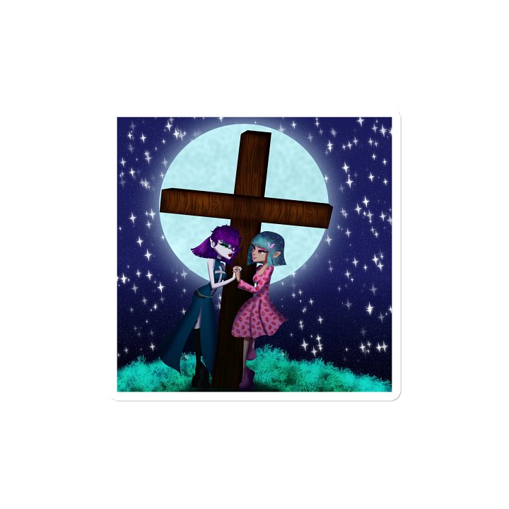 Anime Couple at night Magnet product image (2)