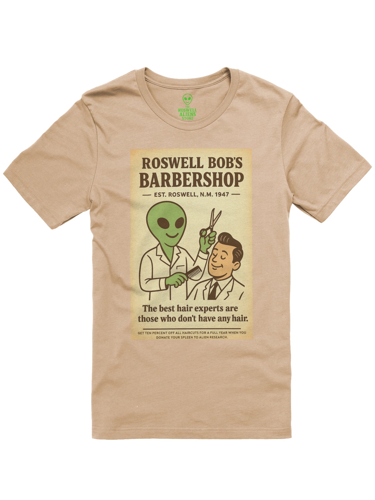 Roswell Bob's Barbershop T-Shirt product image (1)