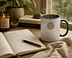 Paws &amp; Reflect Mandala Paw Print Ceramic Meditation Mug - Fall Edition