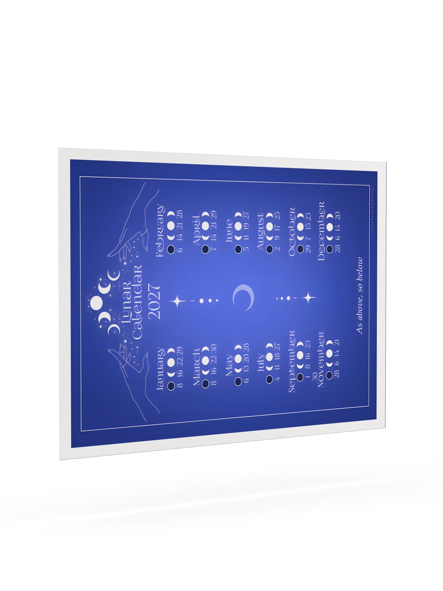 2027 Lunar Calendar 🌙 As Above, So Below product image (7)