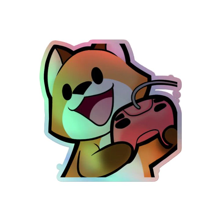 Holo Kiss Fox Gaming Sticker product image (2)
