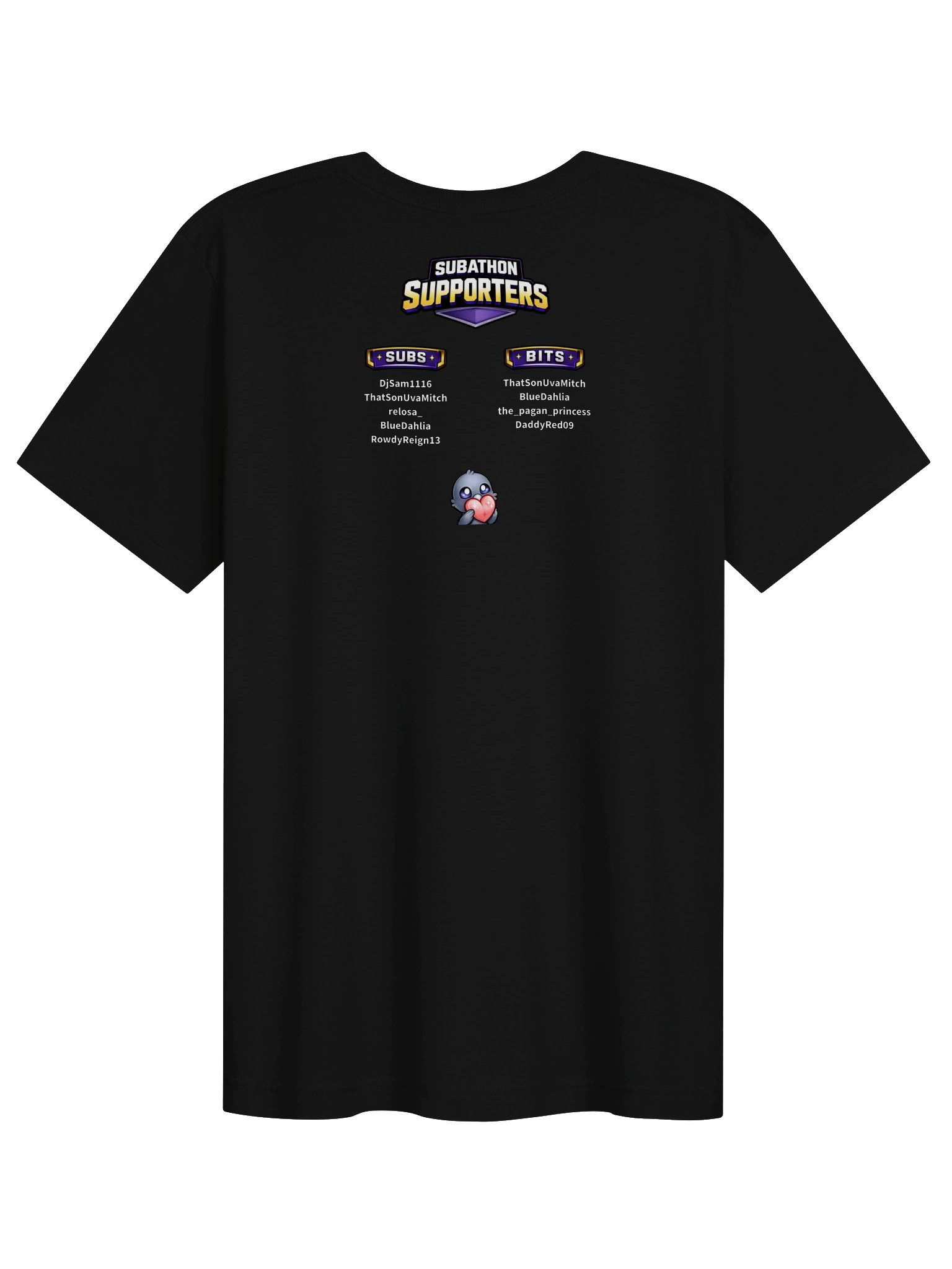 2026 Affiliate Anniversary Subathon Supporters T-Shirt product image (2)