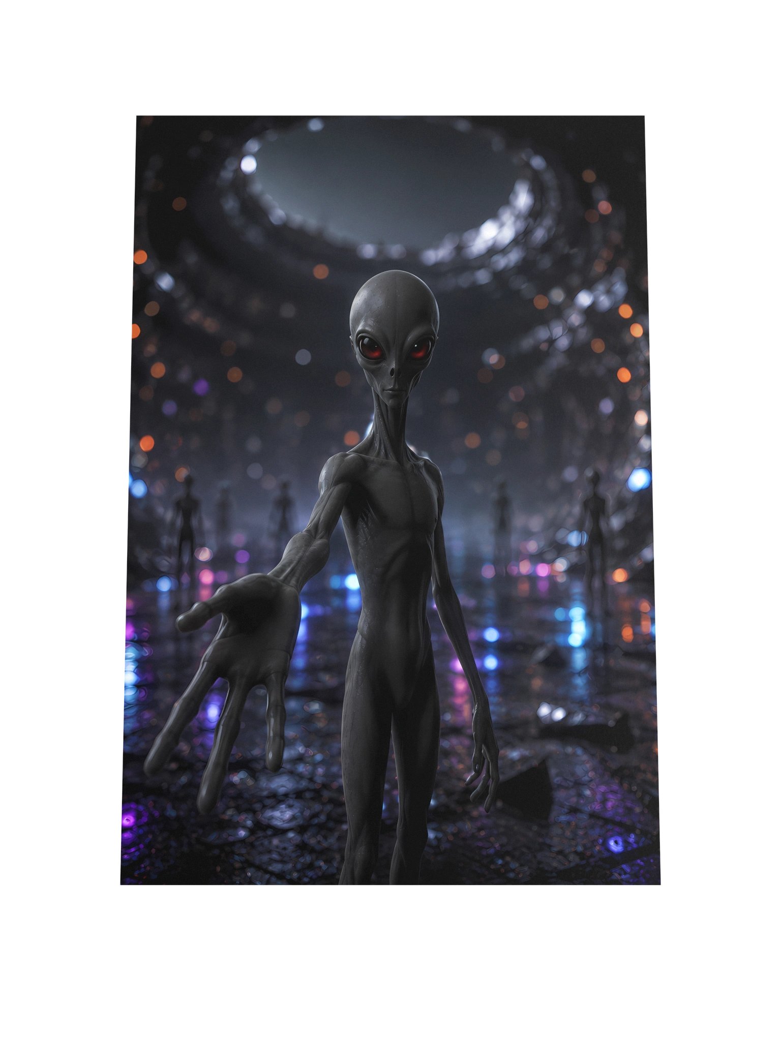 Alien Gray Reaching Out Version 2 product image (1)