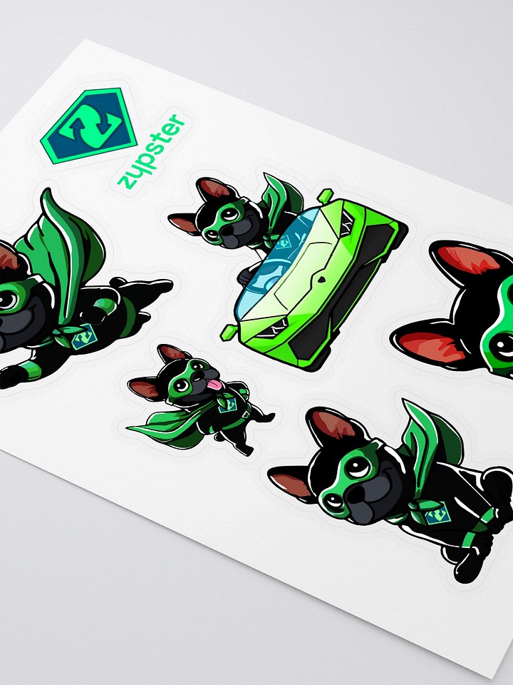 Zypster Kiss-Cut Sticker Sheet product image (2)
