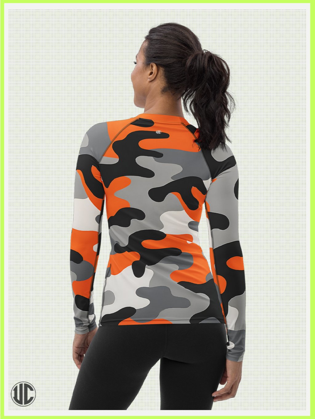 Riot – Urban Camo Women’s Rash Guard product image (2)