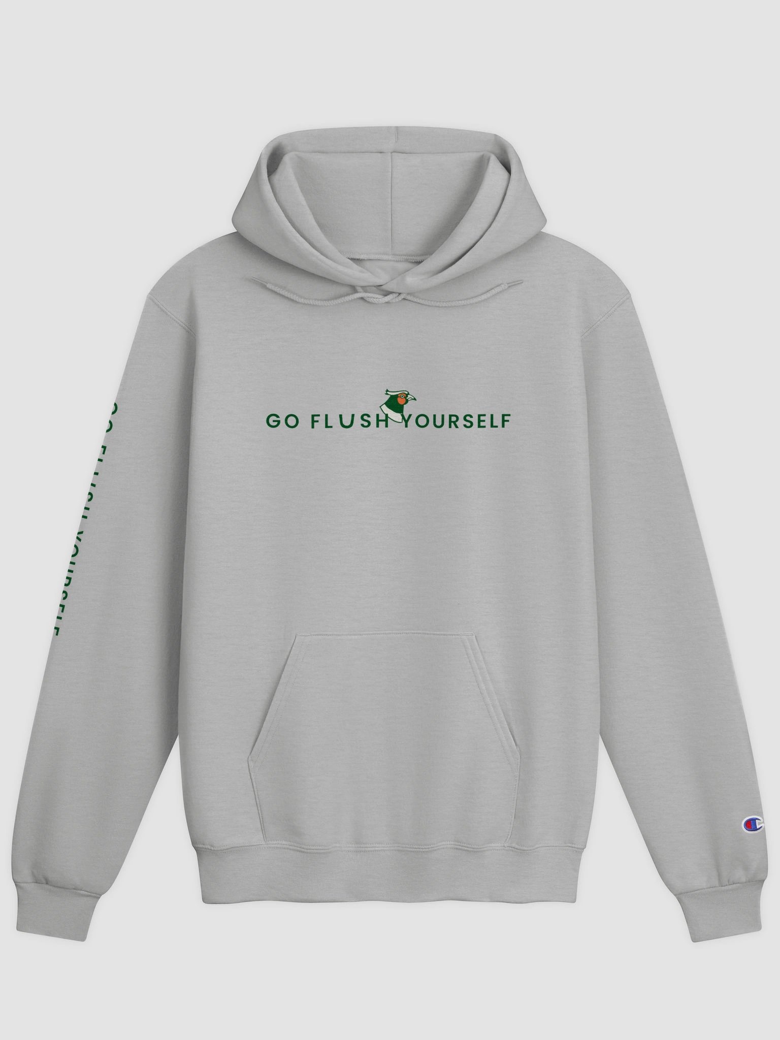 Go Flush Yourself Champion Hoodie product image (1)