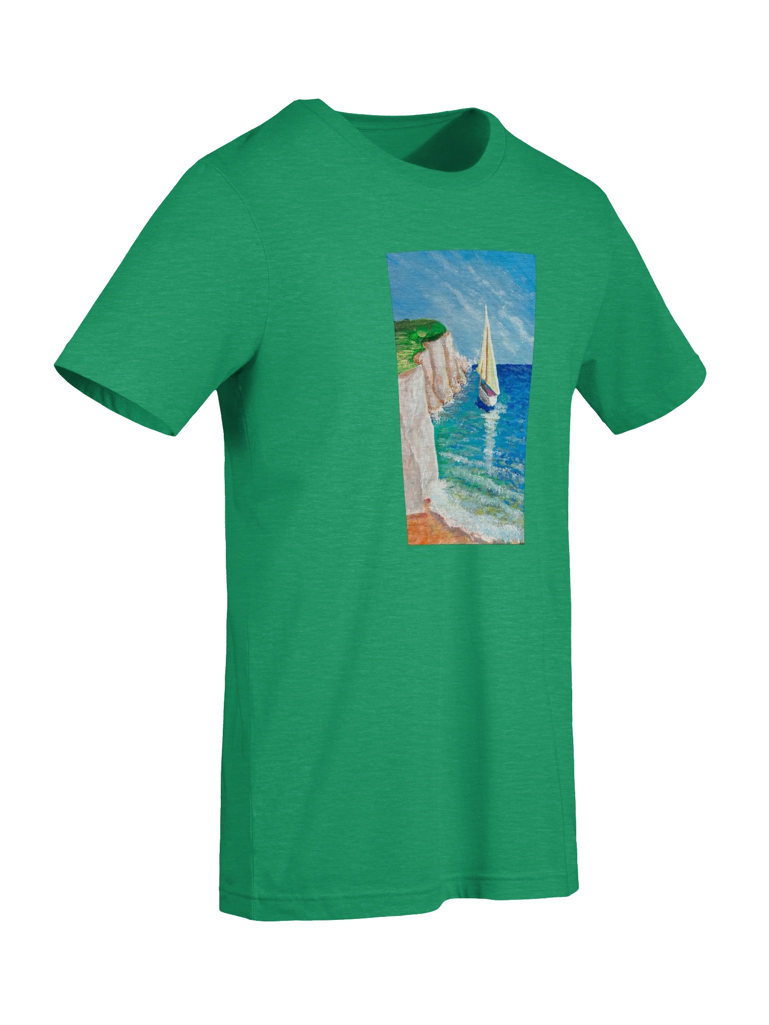 Sailing by the Cliffs — T-shirt product image (47)