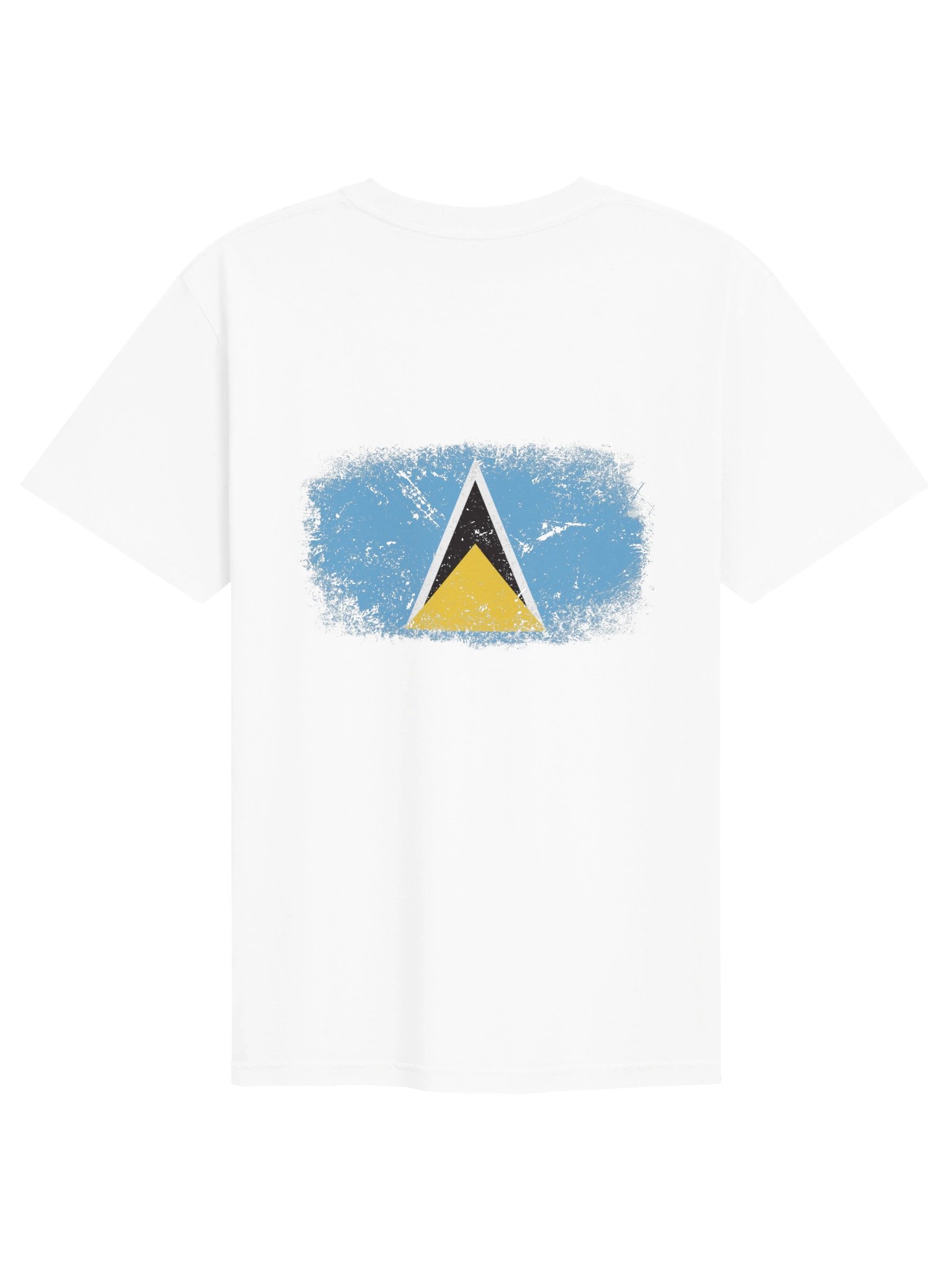 Saint Lucia Flag Streetwear Tee product image (74)