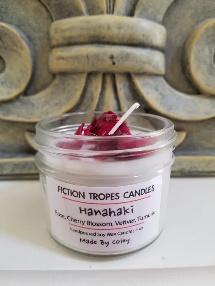 Mini Hanahaki Candle (Fiction Tropes Candles) product image (1)