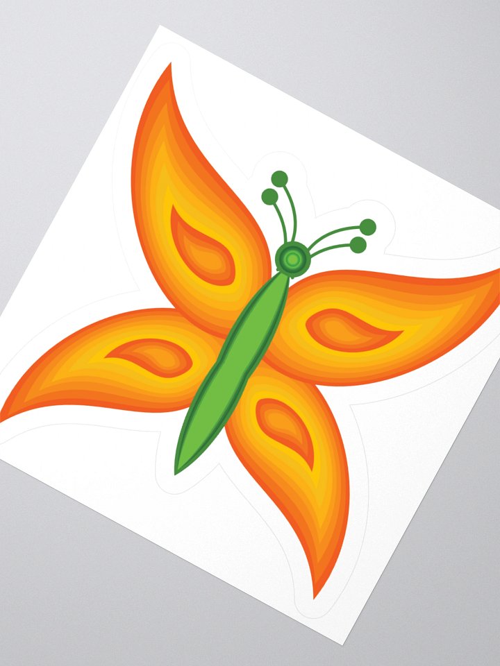 Alien Butterfly Stickers product image (4)