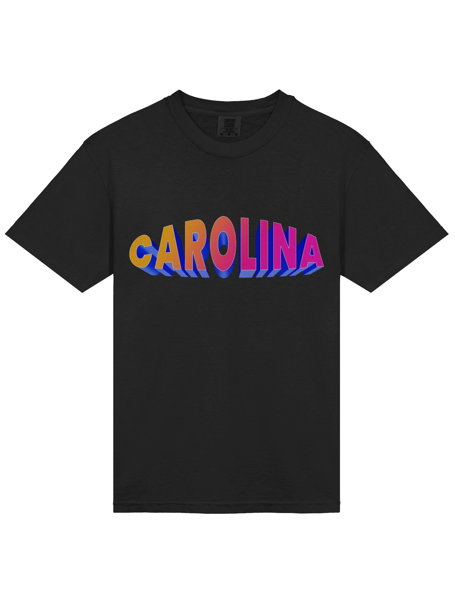 CAROLINA 3D Wordmark Comfort Colors Heavyweight Tee product image (3)