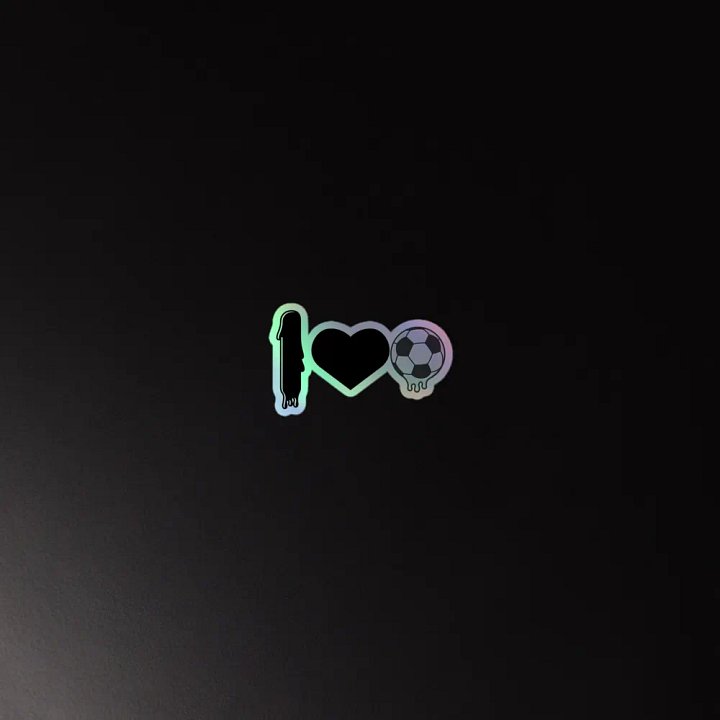 I love football sticker product image (2)