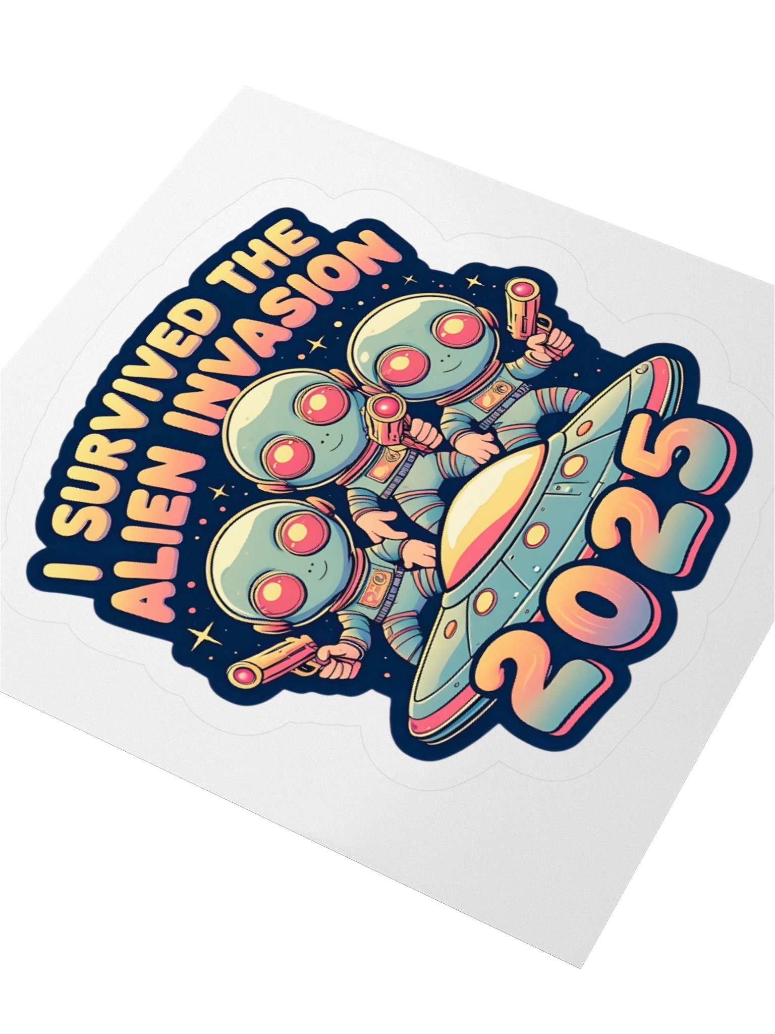 Alien Invasion Survivors Sticker Set product image (9)