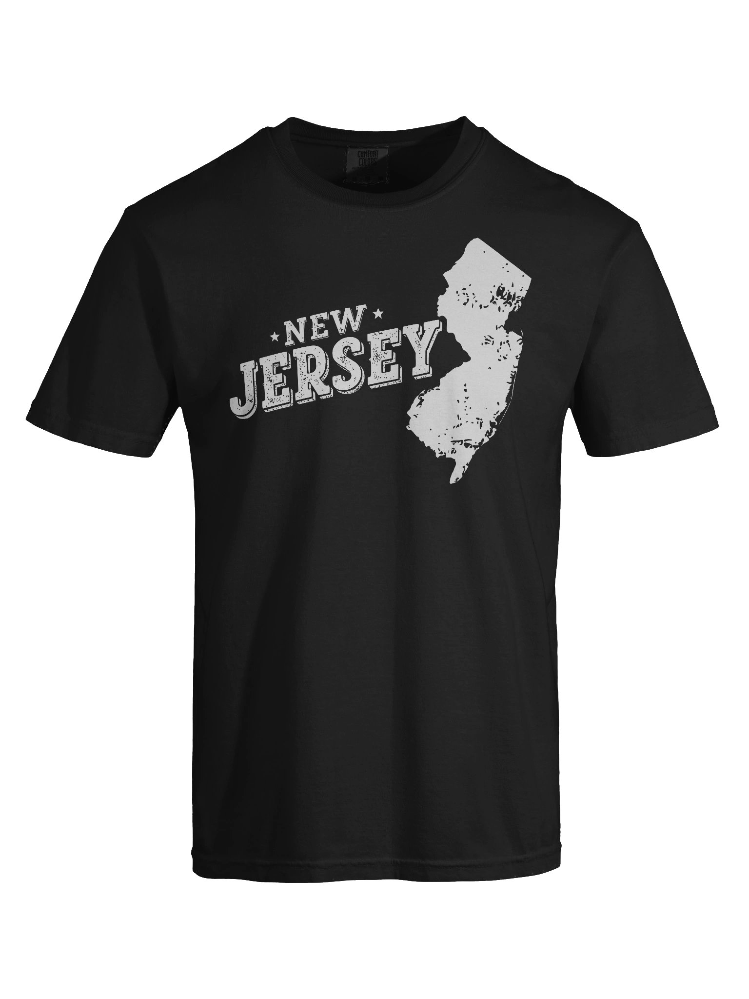 New Jersey State Outline T-Shirt | Vintage State Pride Travel Tee product image (5)