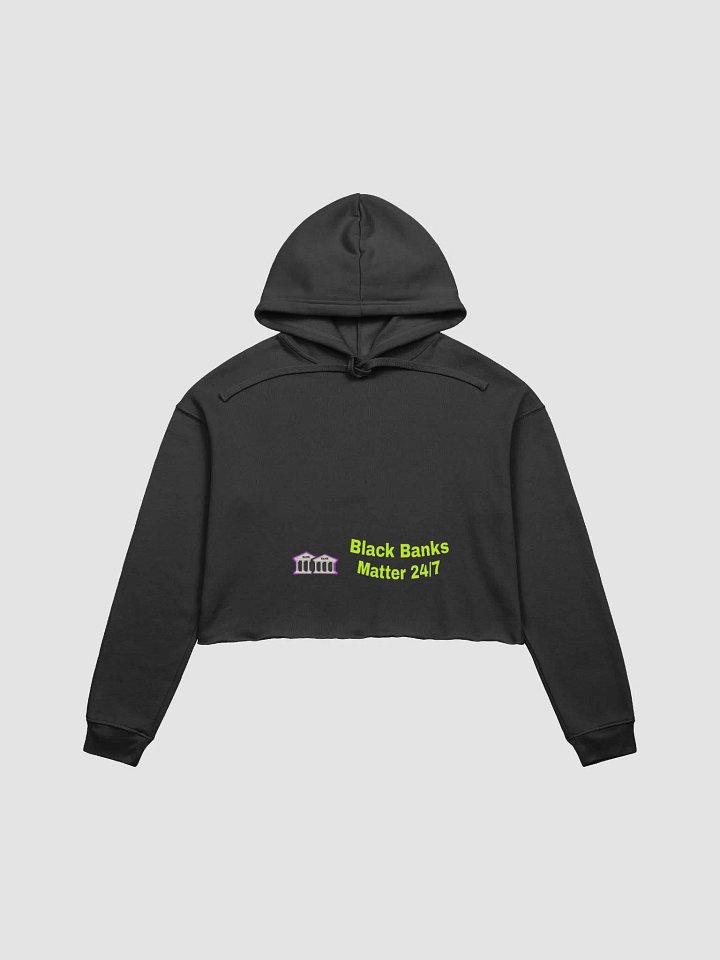 Pixelated Banks Crop Hoodie product image (1)