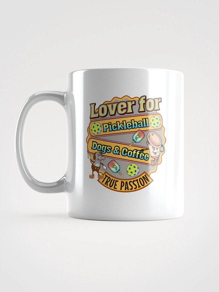Lover for Pickleball Dogs And Coffee True Passion Mug product image (1)