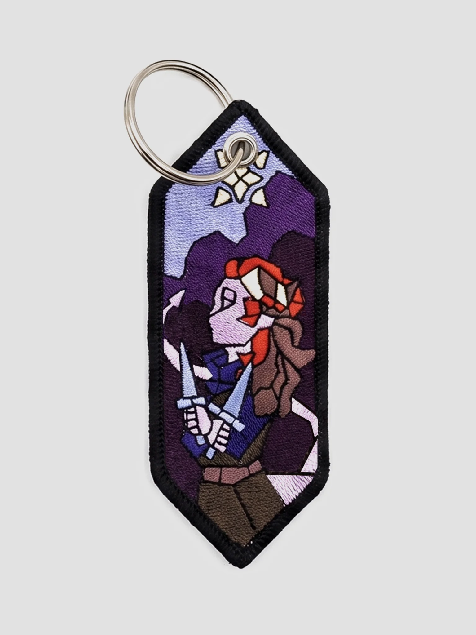 *PREORDER* Ruby Nyx Embroidered Keychain product image (1)