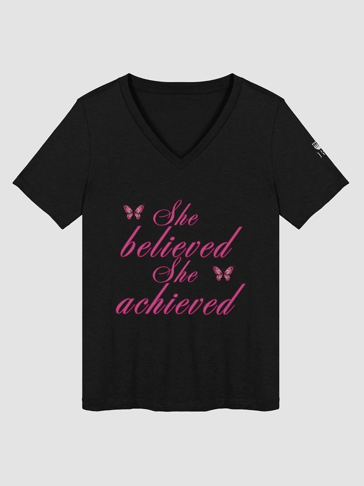 She Believed, She Achieved Relaxed T-shirt product image (1)