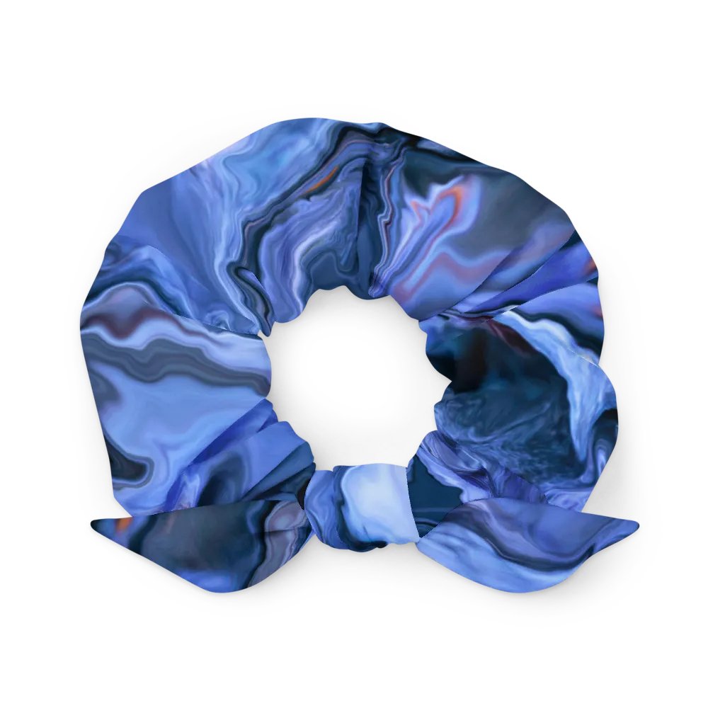 Blue Abstract Art All-Over Print Scrunchie product image (1)