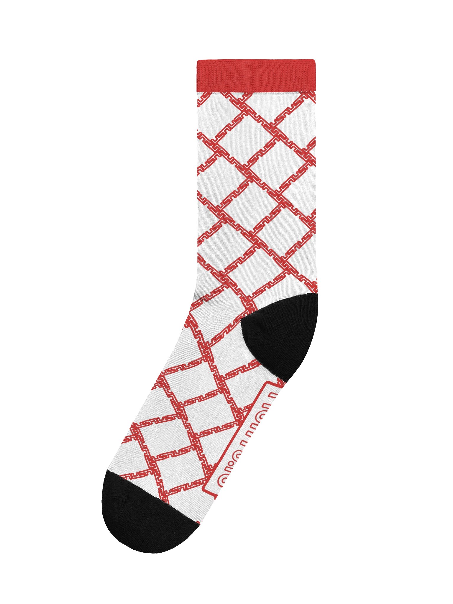 CHAINLINK Socks - White/Red (Cornerman Edition) product image (1)