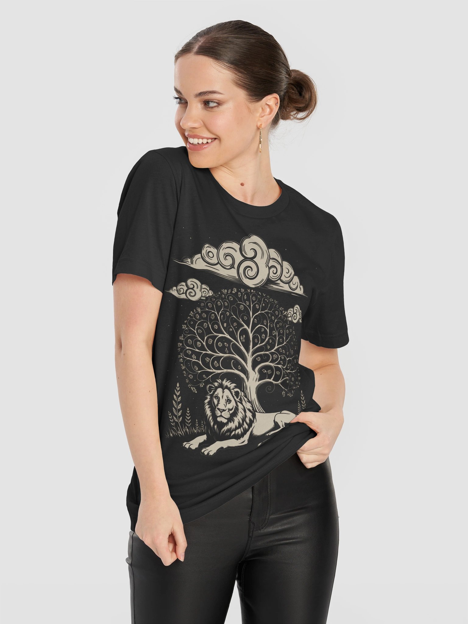Lion Tree of Life Tee, Spirit Animal Shirt product image (12)