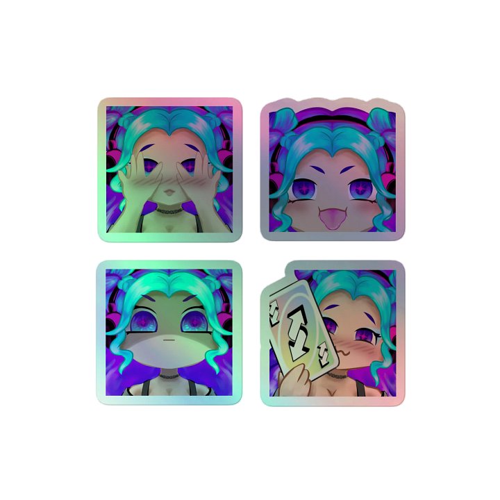 Emote Holo Sticker Sheet 1 product image (2)