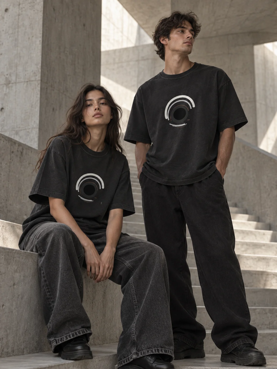 AFTERIMAGE FIELD — Washed Heavyweight Tee product image (1)